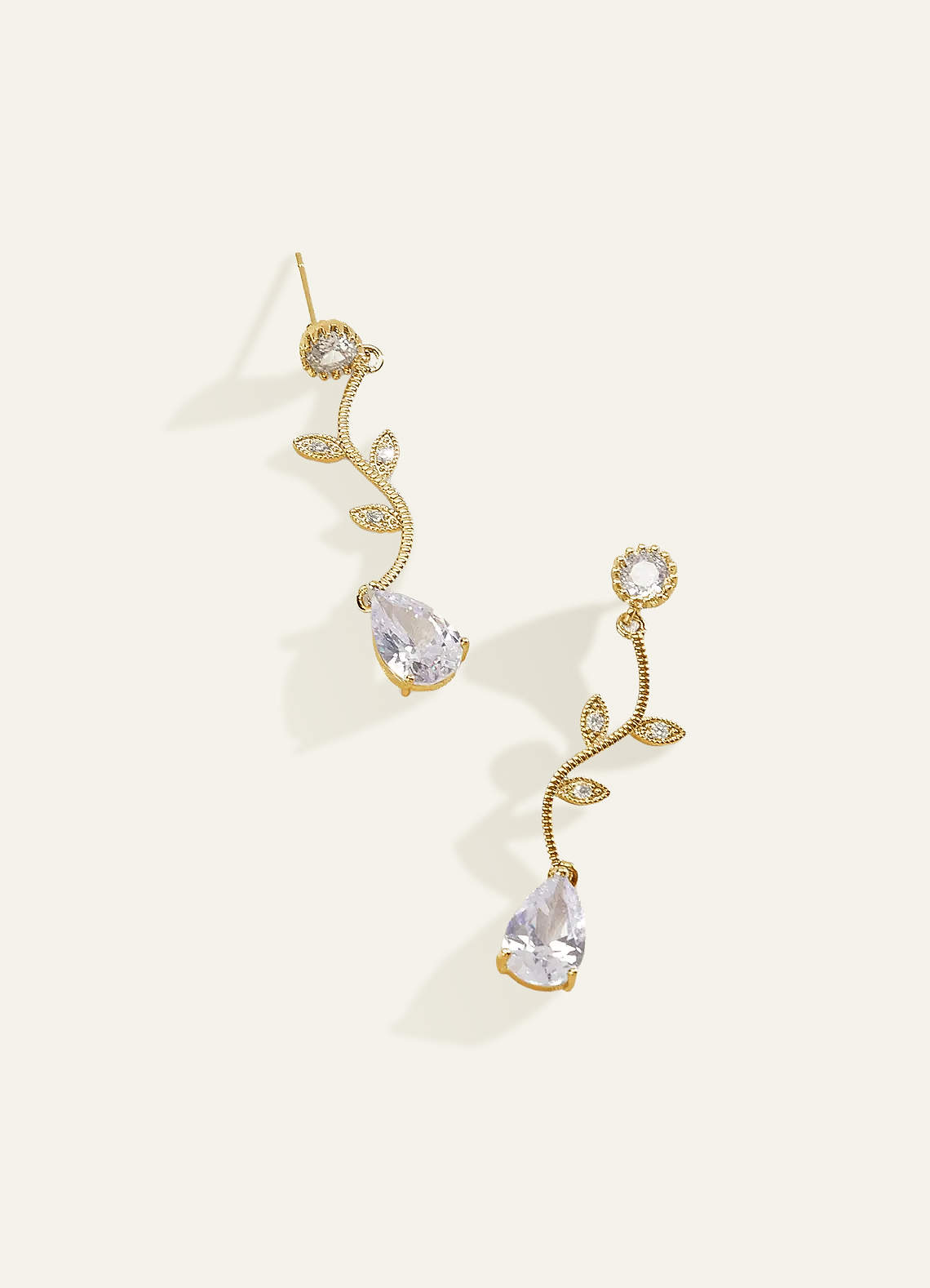 Wavy Crystal Vine Jewelry Set | Azazie