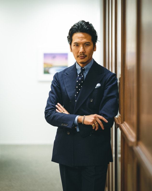 BEAMSF ダークネイビー スーツ 46 6R ビームスf ネイビースーツ 46 春