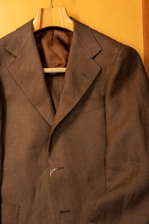 BEAMS F＞ハンドメイドラインリネンジャケット｜ビームス ライフ 横浜