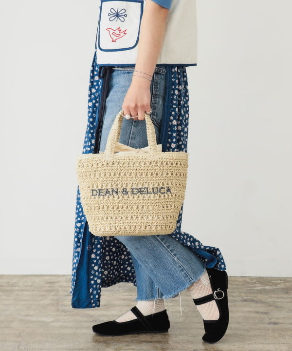 夏はクロッシェバスケットバッグ】『DEAN ＆ DELUCA × BEAMS COUTURE
