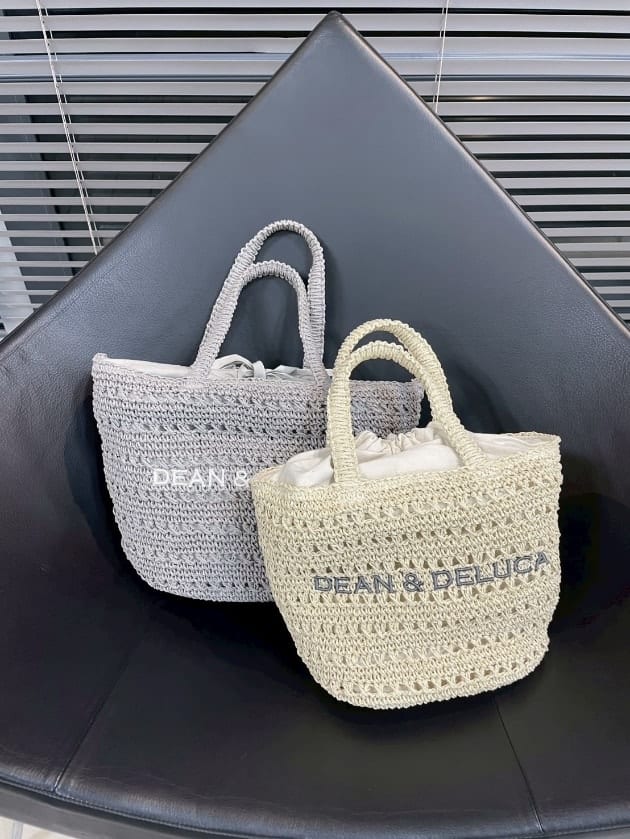 夏はクロッシェバスケットバッグ】『DEAN ＆ DELUCA × BEAMS COUTURE