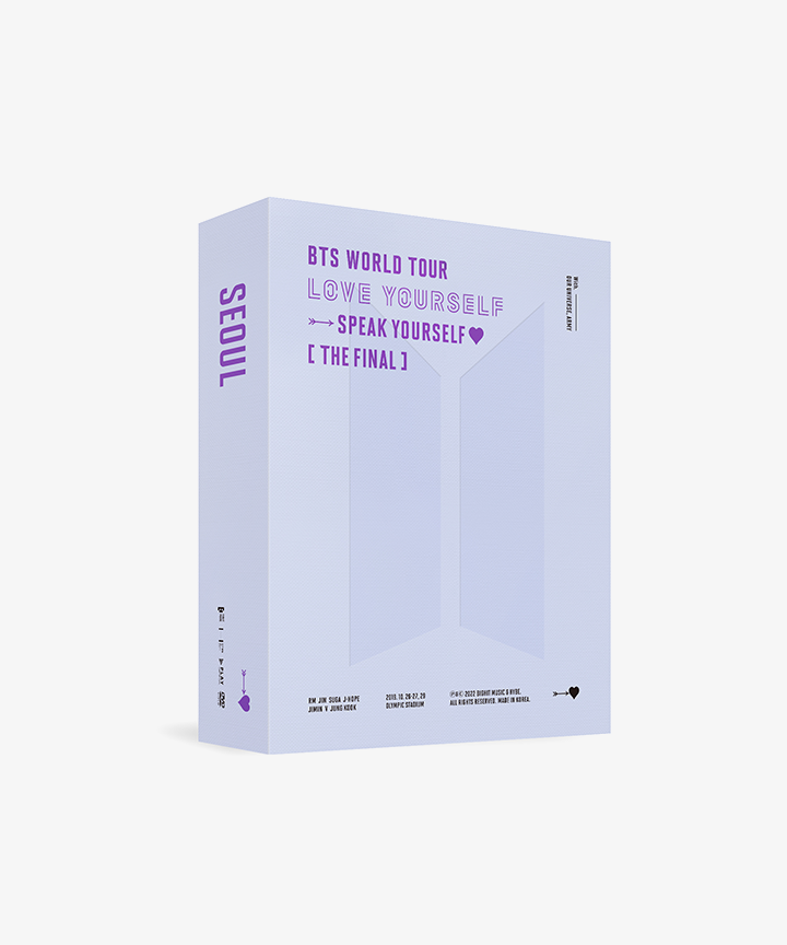 BTS | BTS WORLD TOUR 'LOVE YOURSELF : SPEAK YOURSELF' [THE FINAL] DVD