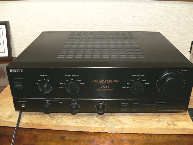 SONYプリメインアンプF500の修理というかメンテ - TomのブログⅡ
