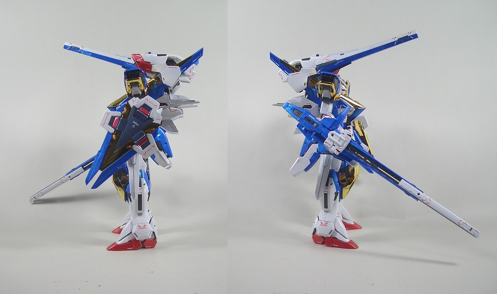 MG V2アサルトバスターガンダムVer.Ka［チタニウムフィニッシュ］ 完成