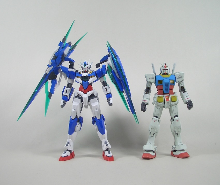 RG ダブルオークアンタ フルセイバー 素組みレビュー - つみプラ