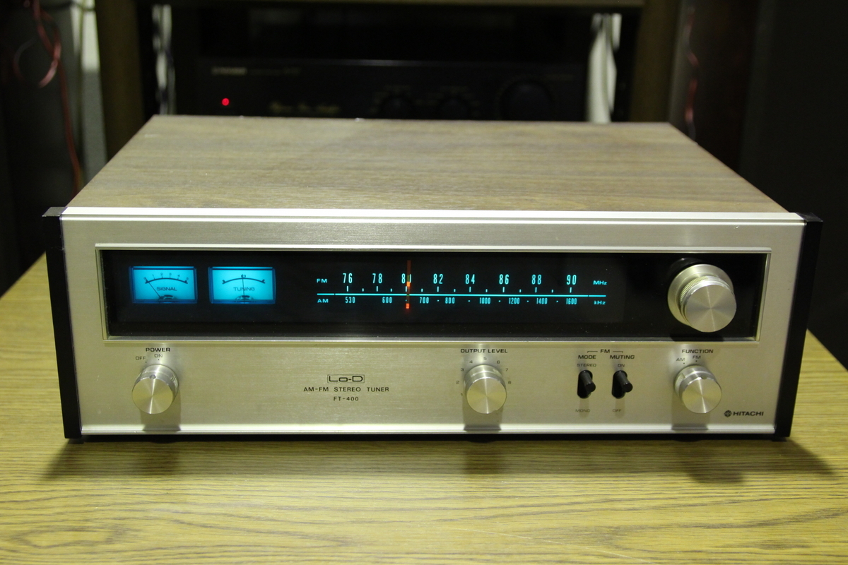 日立Lo-D 古いチューナー FT-400 - 音遊び～オーディオのブログ