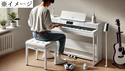 カシオPX-770のレビューは悪い？ホワイト電子ピアノセットの実力を徹底