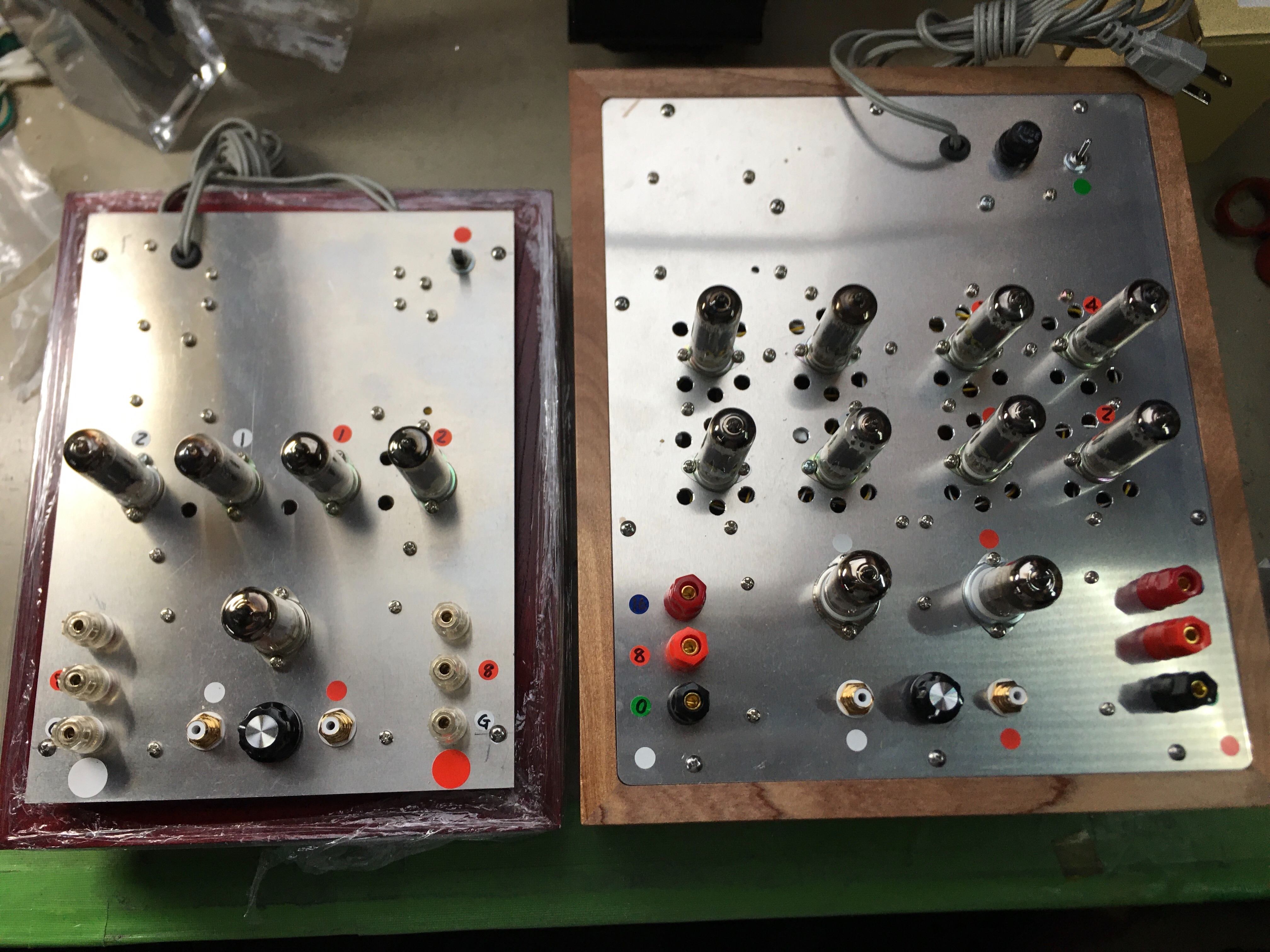 50C5 SRPP×2×2 - 真空管アンプ製作