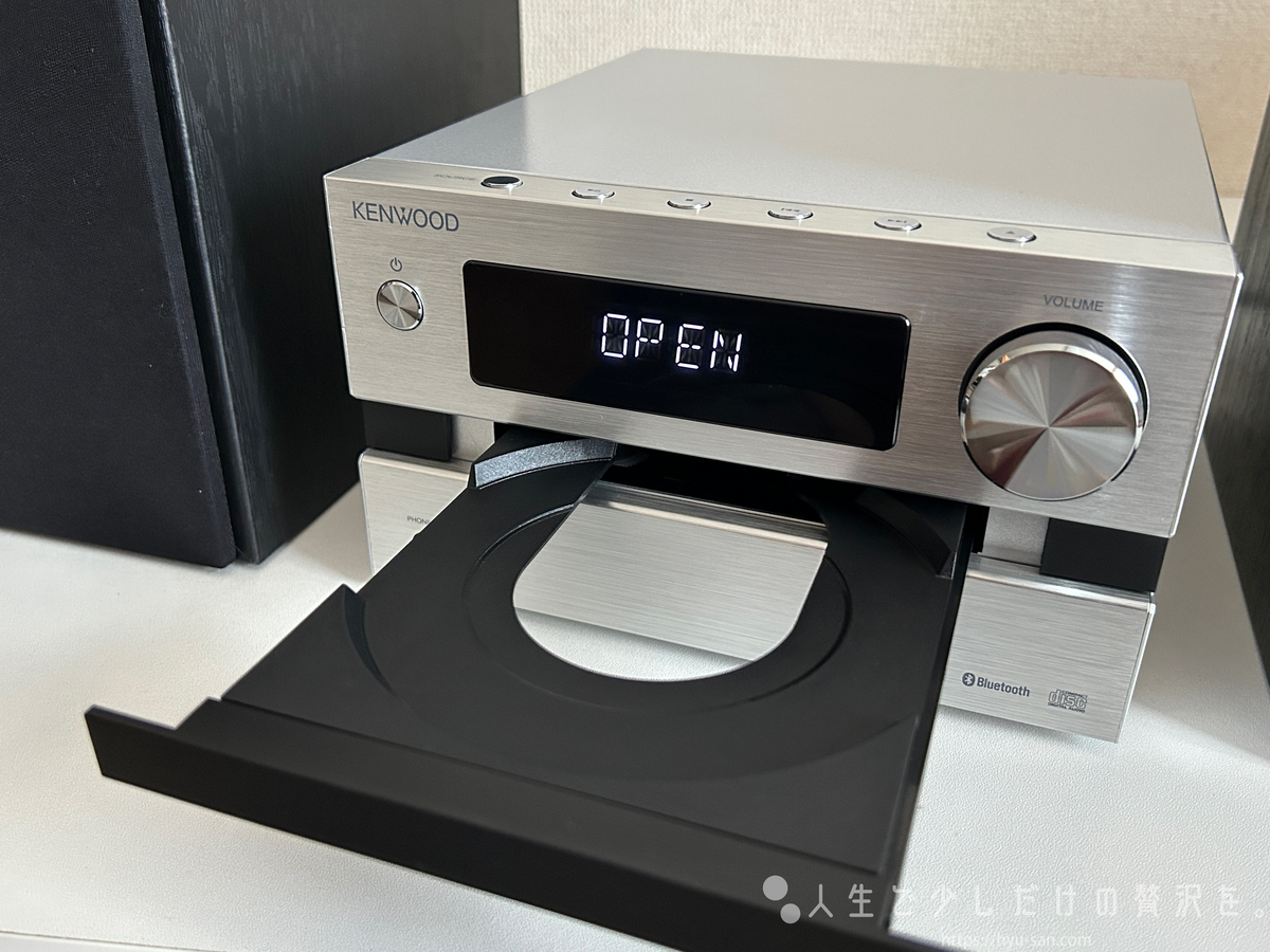 スタイリッシュでシンプルな「KENWOOD M-EB50-S」ラジオを楽しむ新しい