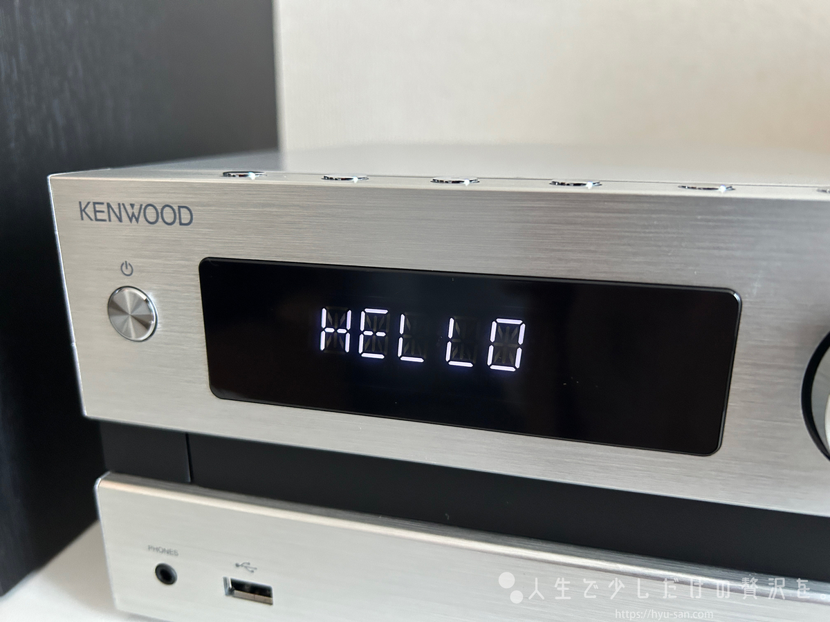 スタイリッシュでシンプルな「KENWOOD M-EB50-S」ラジオを楽しむ新しい