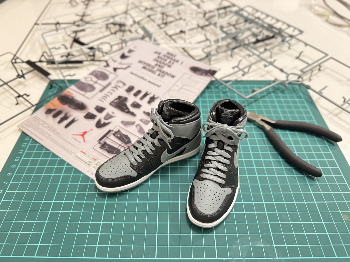 スニーカーのプラモ！？バンダイ『エアジョーダン1』モデルキット