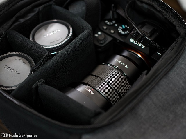 ソニーα7系をはじめミラーレス一眼にぴったりなカメラバッグ