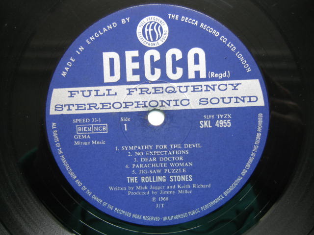 ローリング・ストーンズ UK盤BEGGARS BANQUETいろいろ
