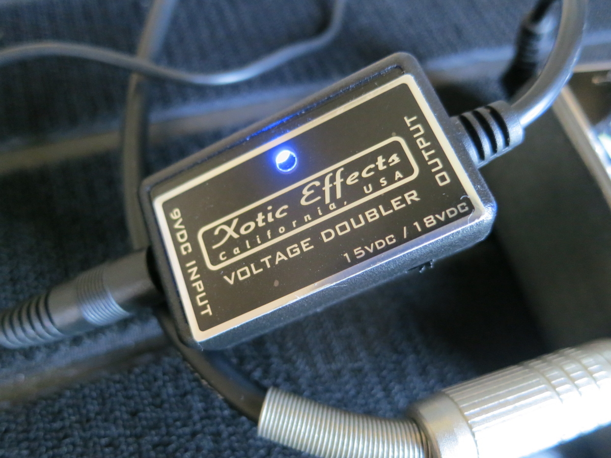 クリーンブースターをより磨く電圧コンバーター【Xotic EP Booster