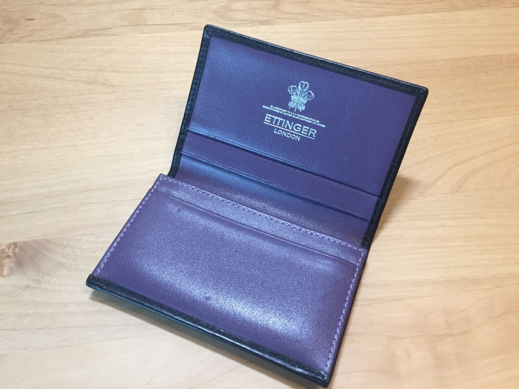 ETTINGER(エッティンガ―) 名刺入れ ROYAL Collection 2年の経年変化
