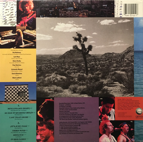 Pat Metheny Group – Still Life (Talking) (Geffen Records) 1987