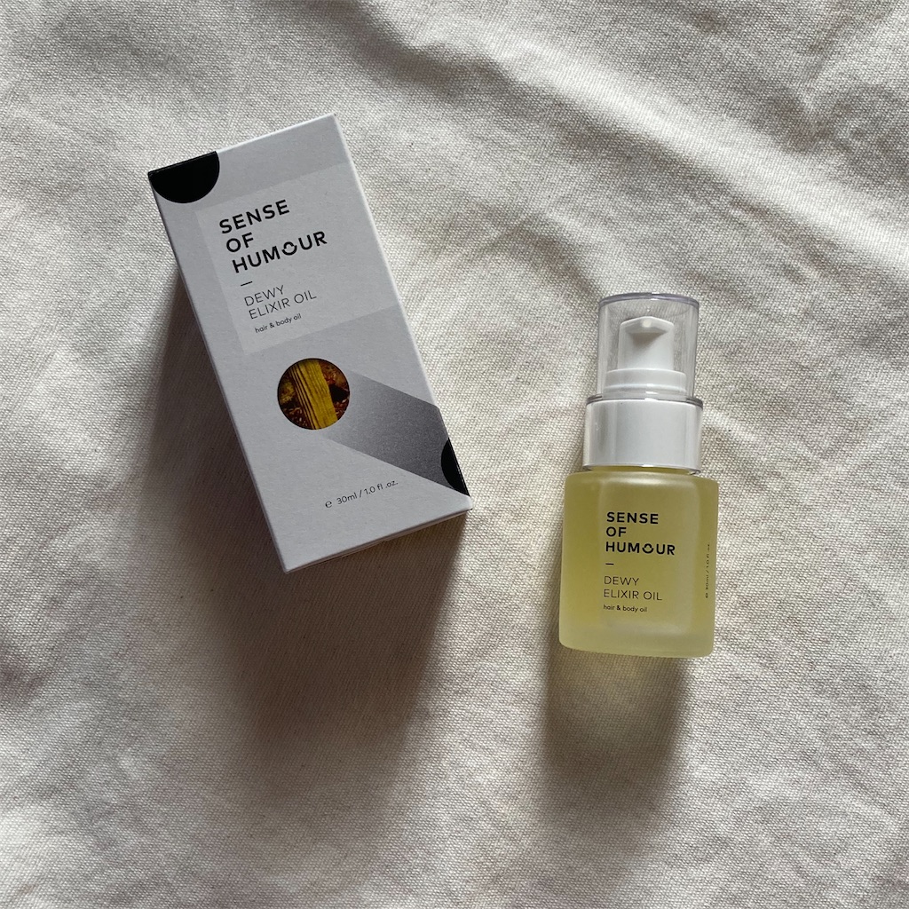 1本3役！SENSE OF HUMOUR 『デューイエリクシアオイル』お風呂上りに