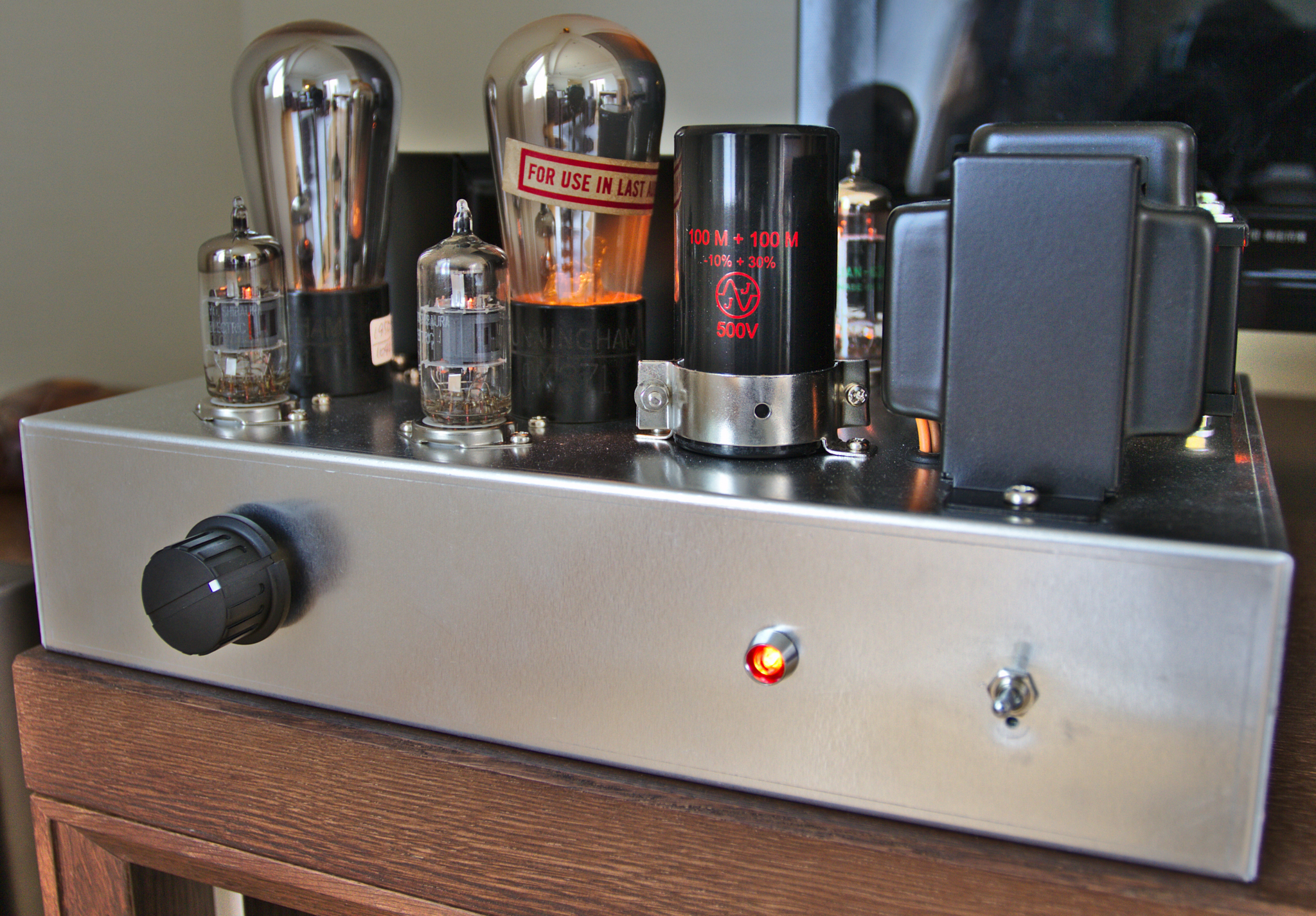 直熱三極管CX371（171A/71A） シングルエンド パワーアンプの製作