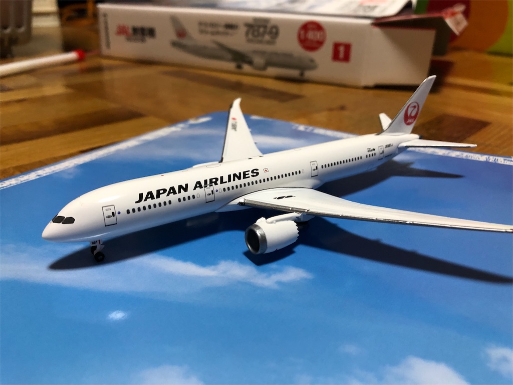 JAL旅客機コレクション」創刊号が届きました！初回は787-9型