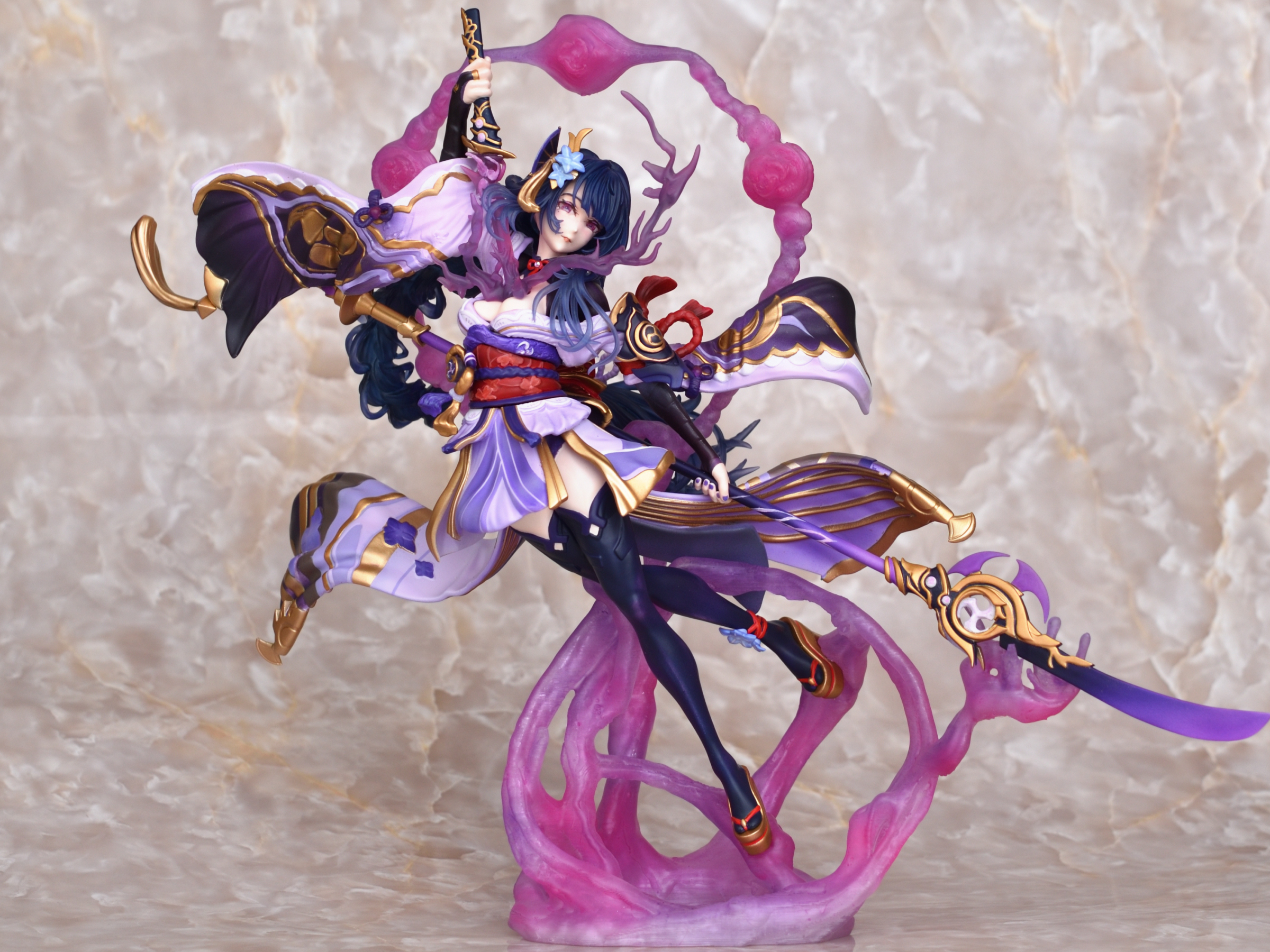 雷電将軍 フィギュア製作 - MIYUTOのぷらも道