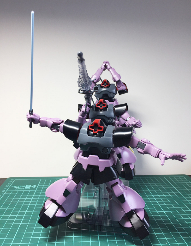 HGUC 1/144 MS-09 ドム 黒い三連星トリプルドムセットを作ってみる（1