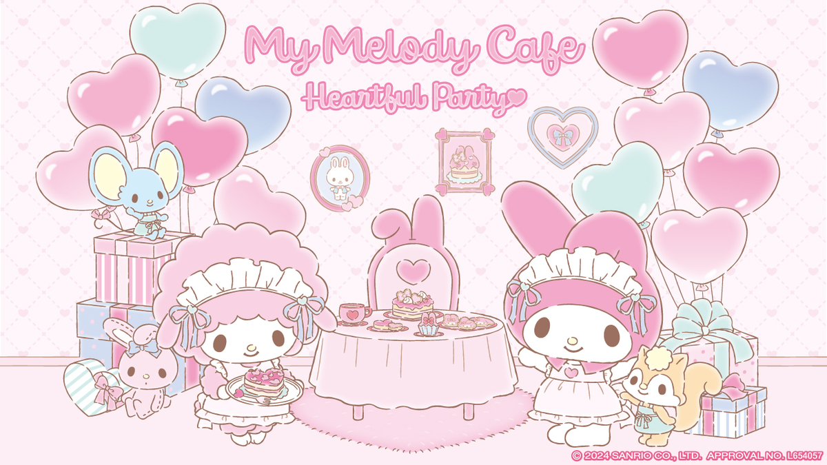 マイメロディ感謝の50周年！期間限定テーマカフェ「My Melody Cafe