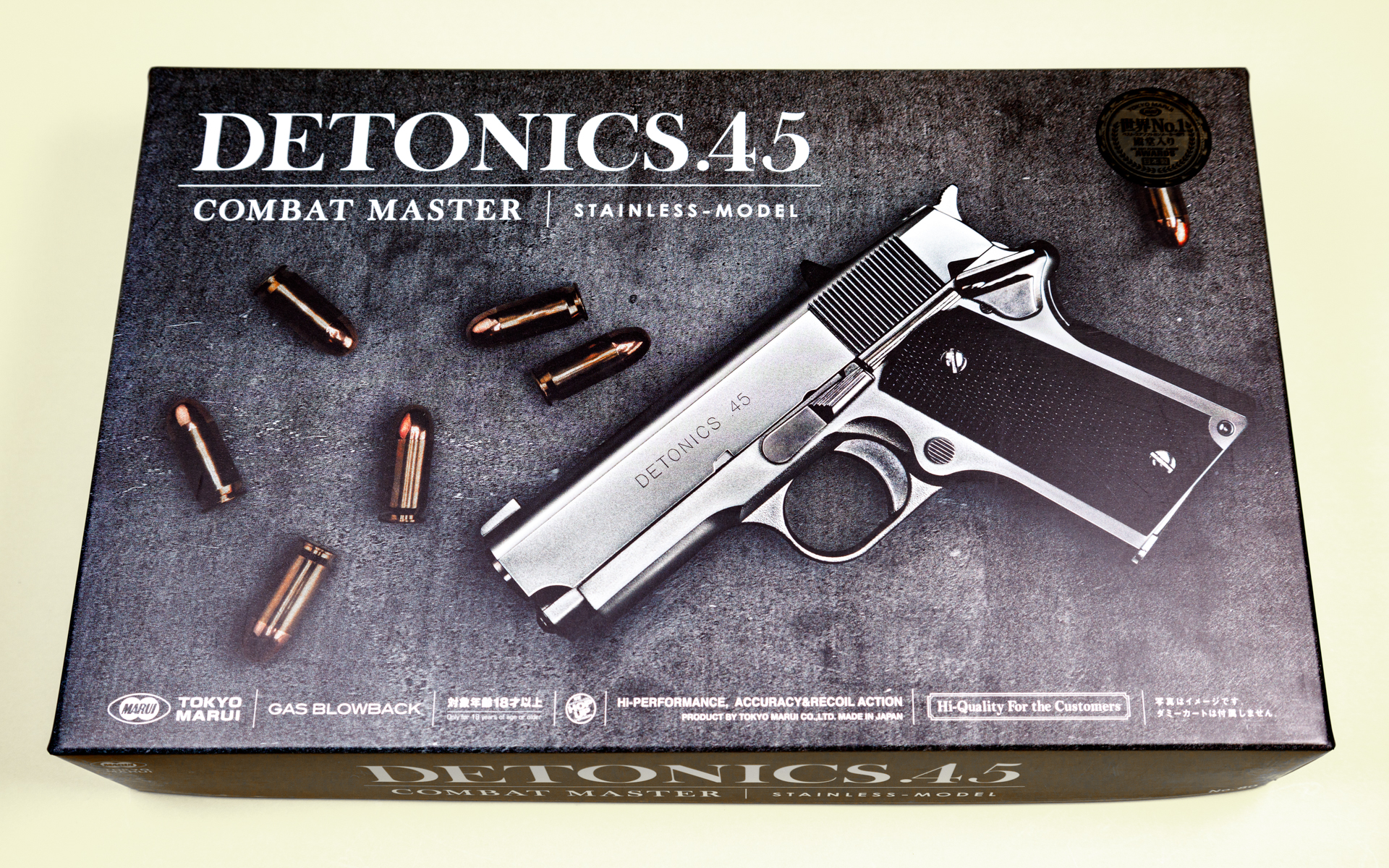 東京マルイ デトニクス.45 コンバットマスター ステンレスモデル