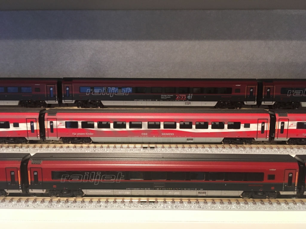 Spur N】HOBBYTRAIN railjet 3編成比較【1/160】 - Try Something New