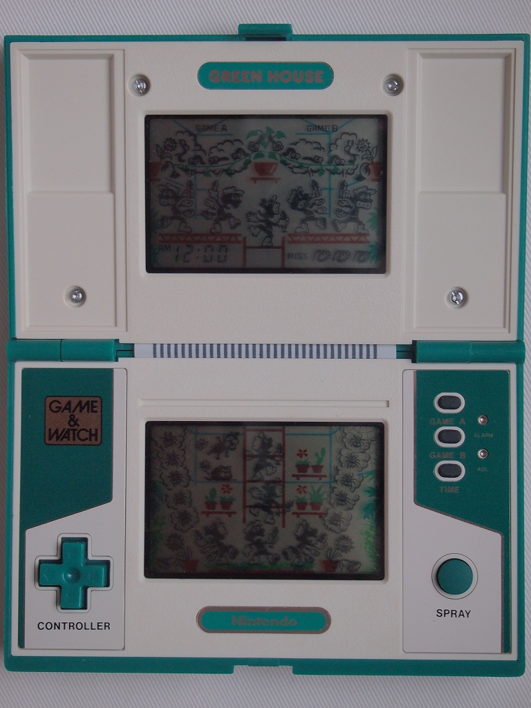 第22作】 GH-54 グリーンハウス - どこでもGAME&WATCH ～ゲーム