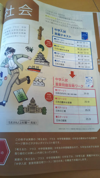 進研ゼミ【考える力・プラス 中学受験講座】(私立・国立受験用)は