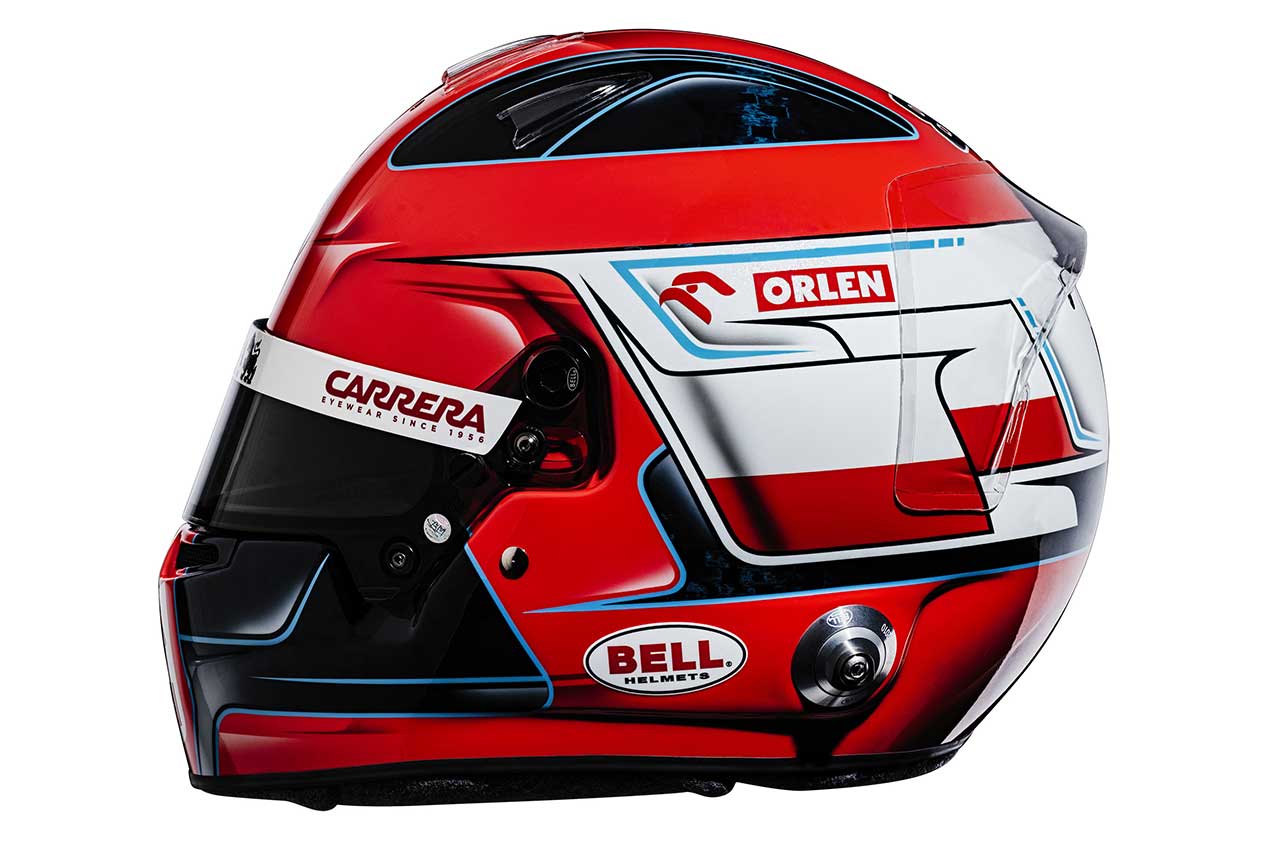 キミ・ライコネン（アルファロメオ）の2021年仕様のヘルメット