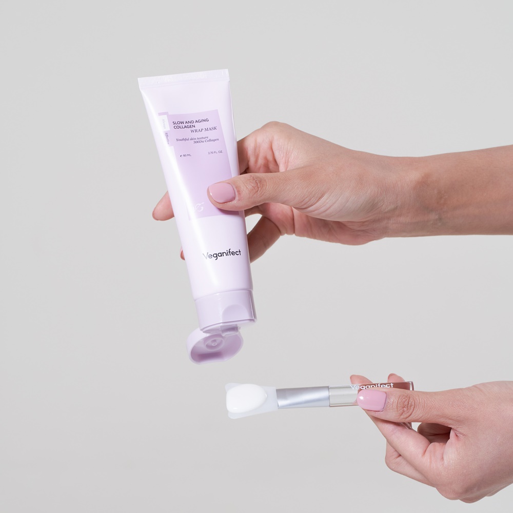veganifect. Slow And Aging Collagen Wrap Mask 80ml | OLIVE YOUNG