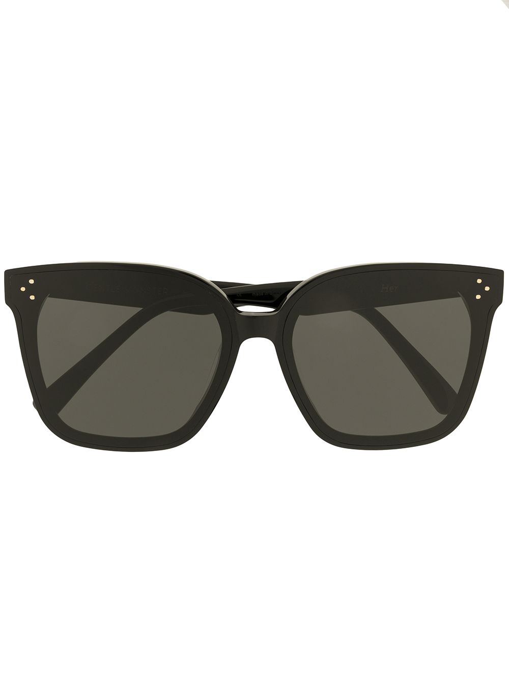 Gentle Monster Her 01 square-frame Sunglasses | Black | FARFETCH
