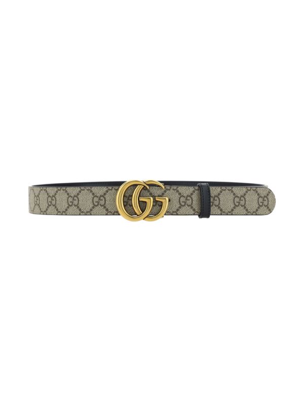 Gucci グッチ GGマーモント リバーシブルベルト - FARFETCH
