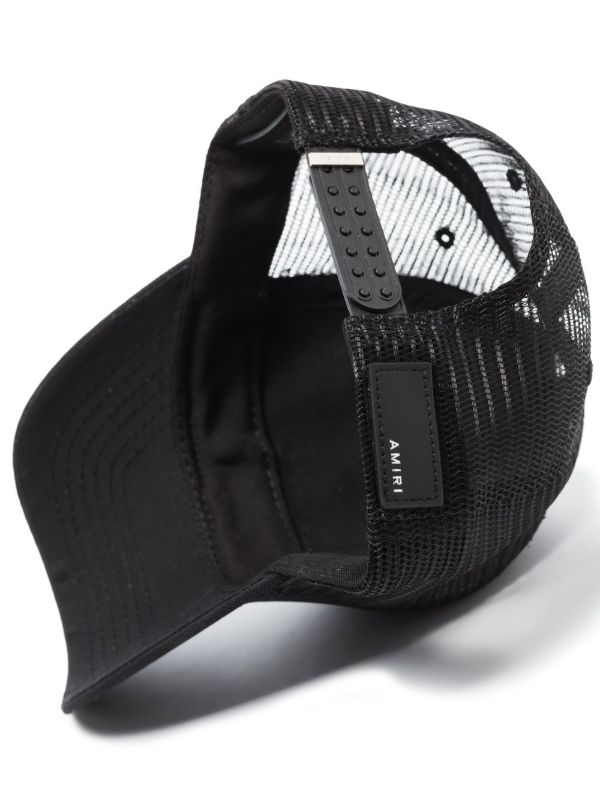 AMIRI MA Logo Trucker Cap | Black | FARFETCH CA