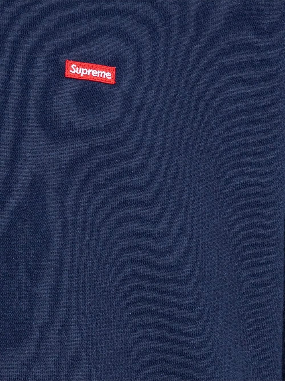 Supreme Small Box Logo Crewneck Sweatshirt | Blue | FARFETCH