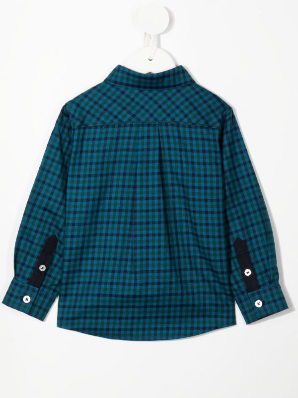 Familiar チェック シャツ | ブルー | FARFETCH JP