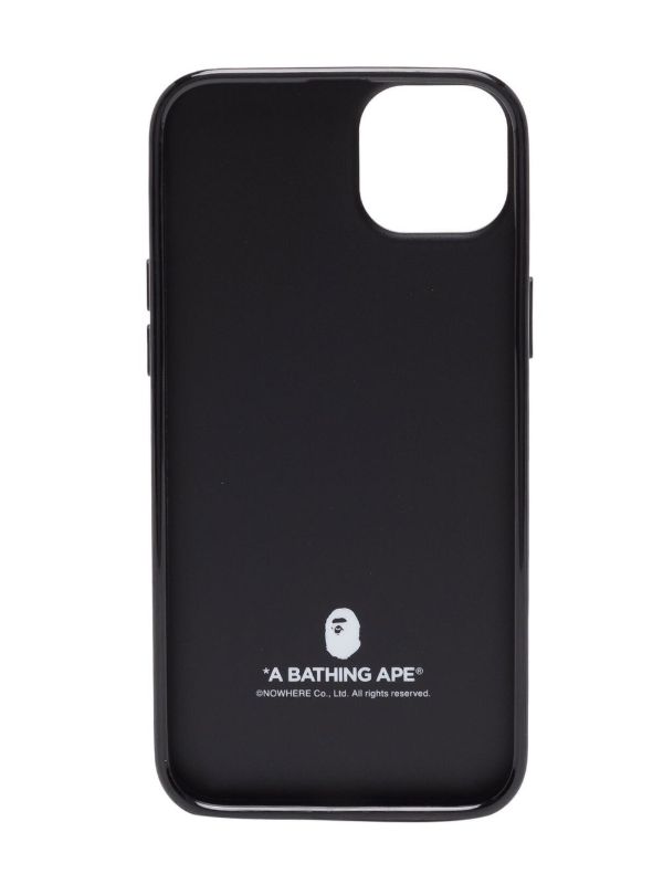 A BATHING APE® アブストラクトプリント iPhone 14 Plus ケース
