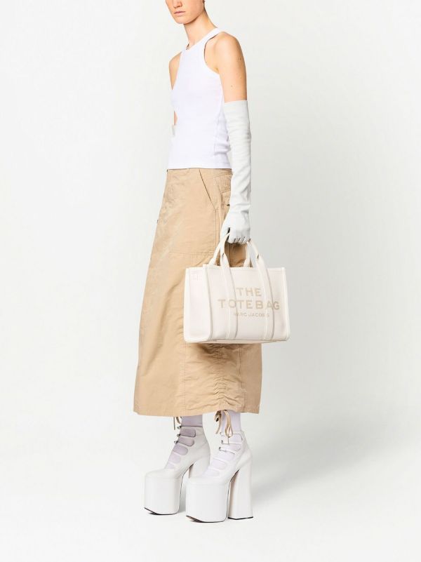 Marc Jacobs The Medium Tote Bag | White | FARFETCH ID