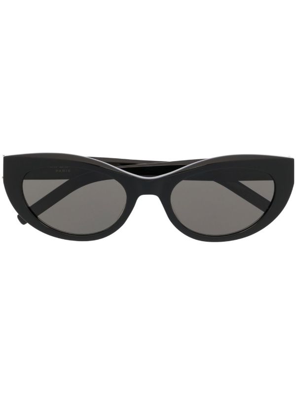 Saint Laurent Eyewear SLM115 キャットアイ サングラス | ブラック