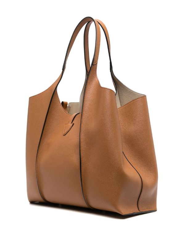 Tod's Medium T Timeless Leather Tote Bag | Brown | FARFETCH