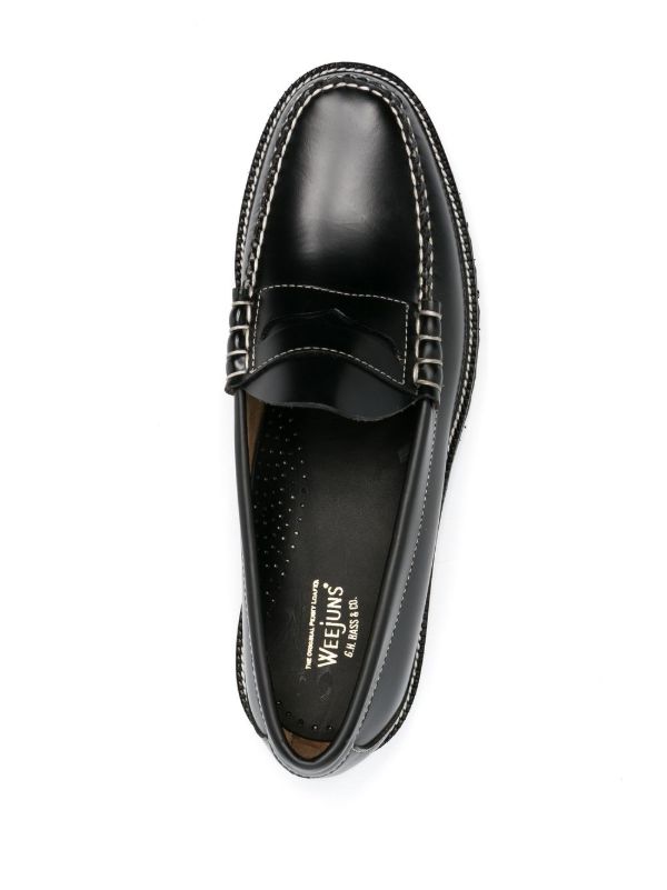 G.H.Bass Weejuns 90s Larson Penny Loafers | Black | FARFETCH