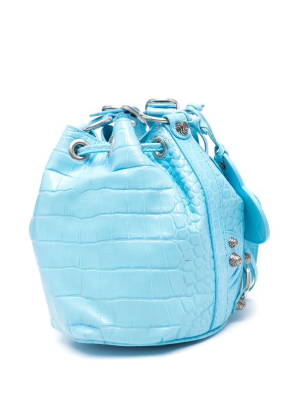 Balenciaga Le Cagole バケットバッグ XS | ブルー | FARFETCH JP