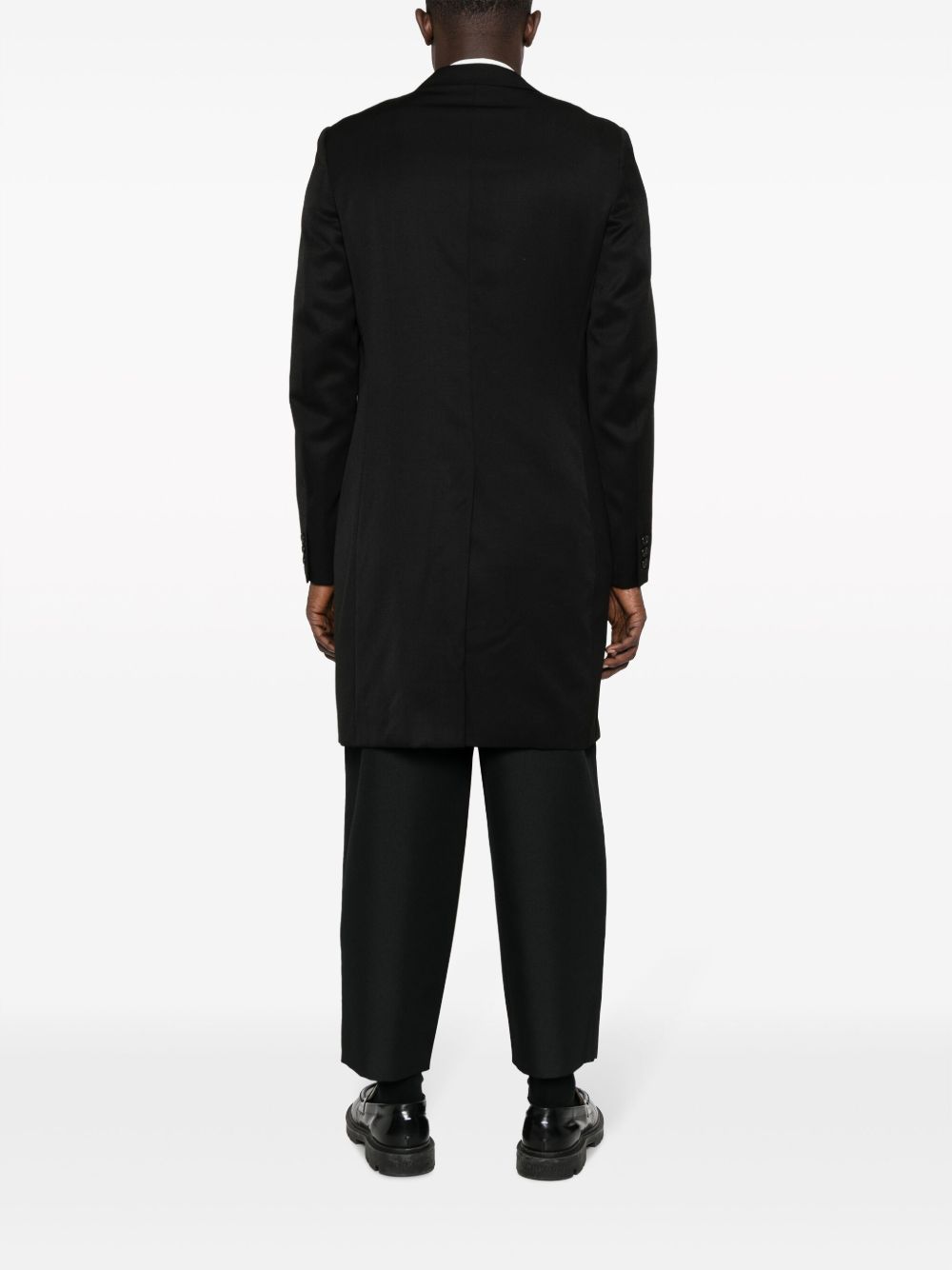 Comme Des Garçons Homme Plus zip-detailed Wool Coat | Black | FARFETCH