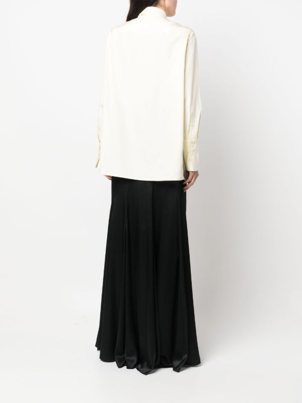 Givenchy ボウタイ シルクブラウス | ニュートラル | FARFETCH JP