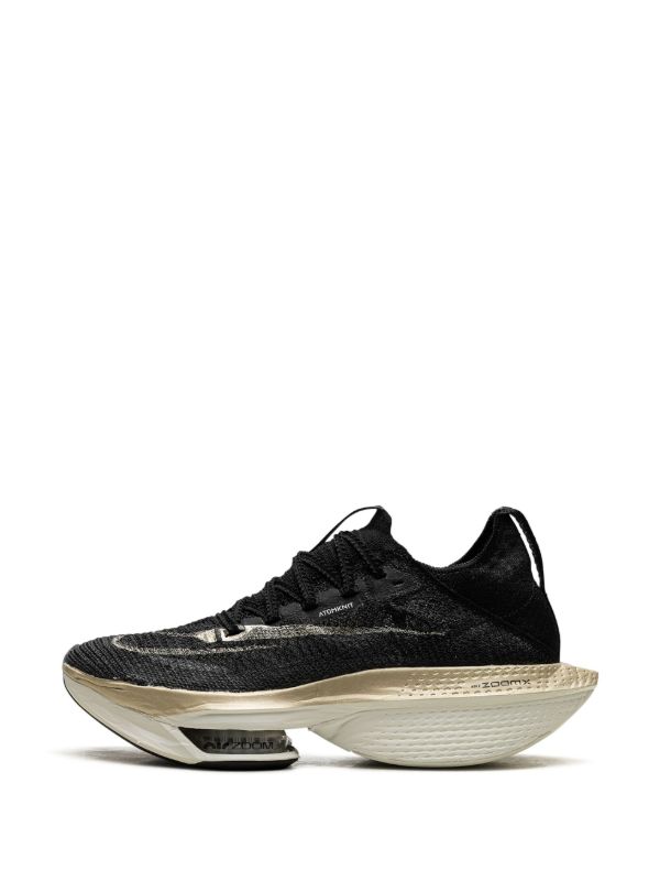 Nike Tenis Air Zoom Alphafly NEXT% 2 Black/Gold/White | Negro