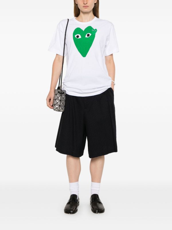 Comme Des Garçons Play heart-print T-shirt | White | FARFETCH