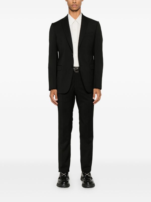 Emporio Armani virgin-wool Suit | Black | FARFETCH