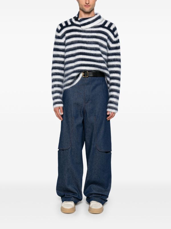 Jacquemus Le Pull Marina Sweater | Blue | FARFETCH