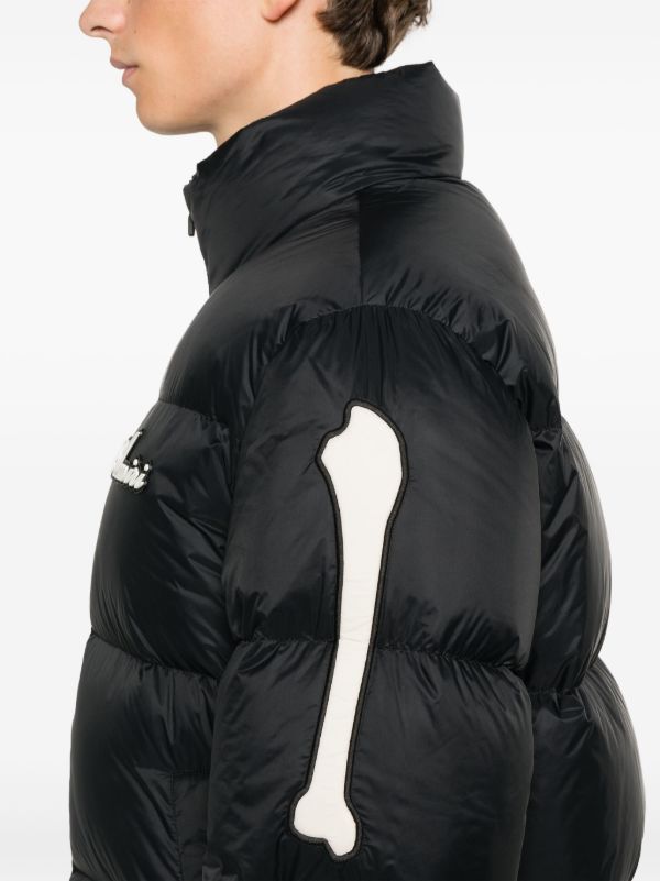 AMIRI bones-print Padded Jacket | Black | FARFETCH